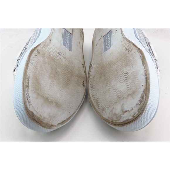 Sperry Top-Sider Boat Shoes Gray Fabric Women Shoes Size 6 Medium - Picture 7 of 7